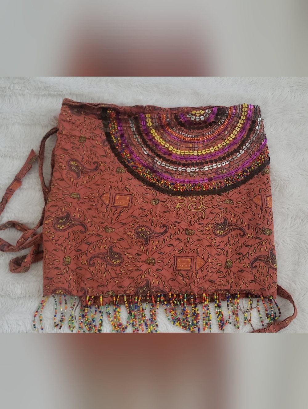 Victoria's Secret Beach Sarong Cover Up Wrap Scarf Tie Skirt